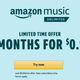 3 Months Amazon Music Unlimited | $1 | Amazon | New members only